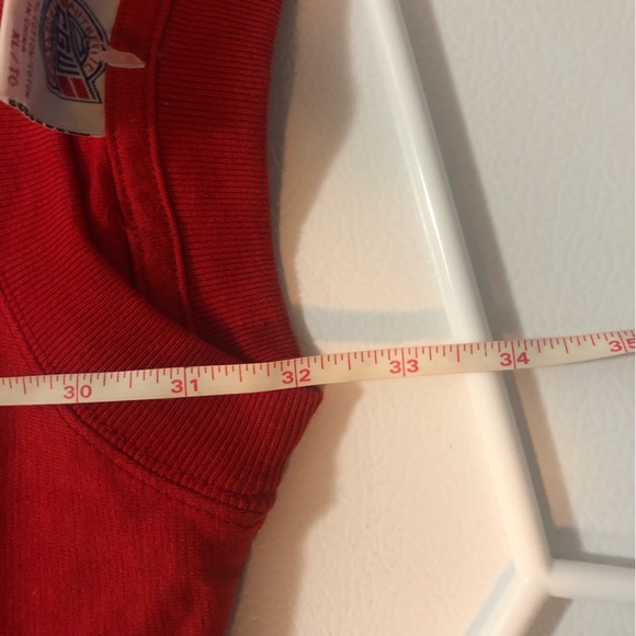 Vintage Chicago Bulls T-Shirt XL Red Logo 100% Cotton CGW - Picture 11 of 13